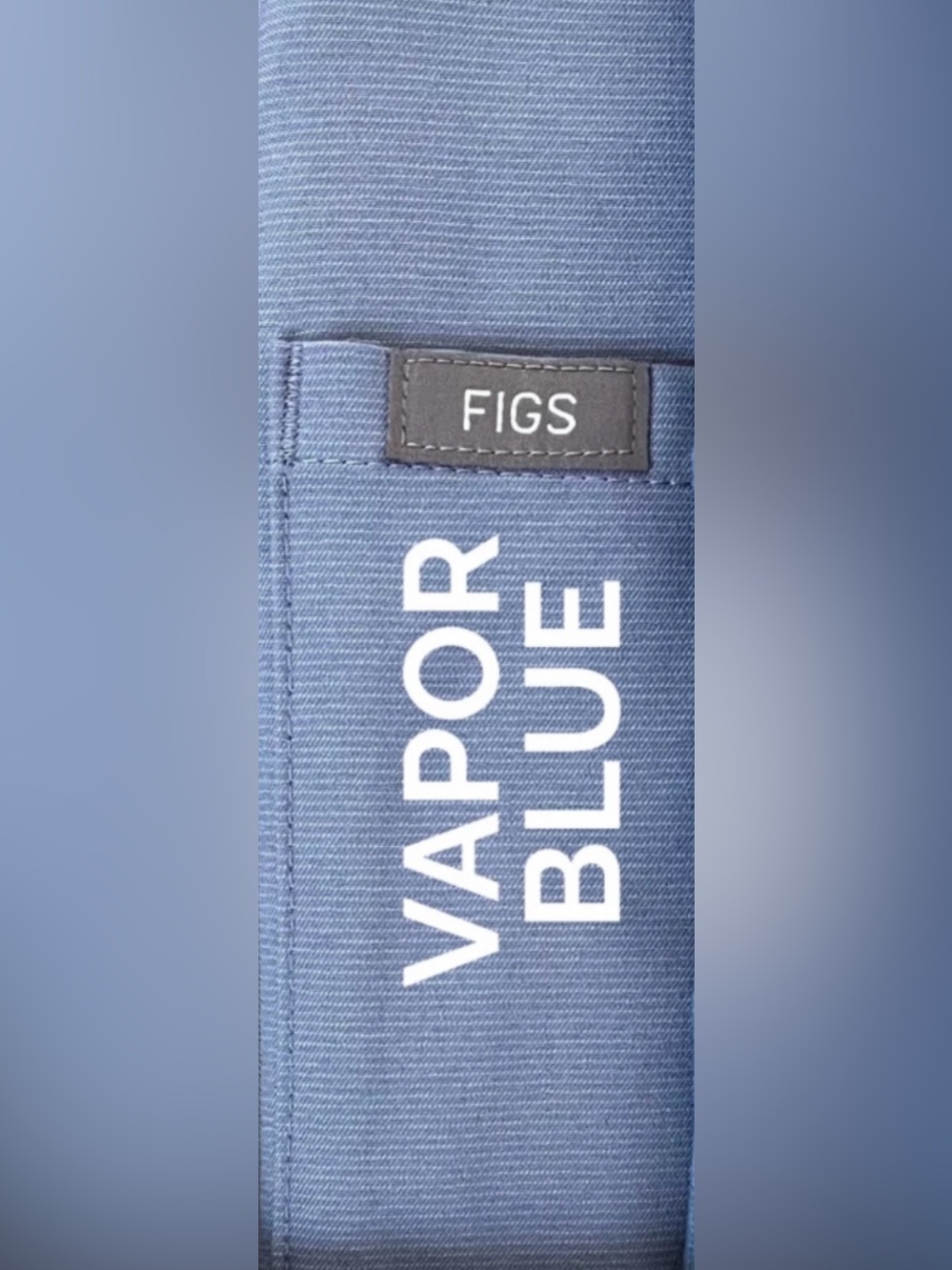 💙🩶FIGS Set of both Catarina XL top & Zamora jogger XL pants Vapor Blue EUC - Picture 15 of 15